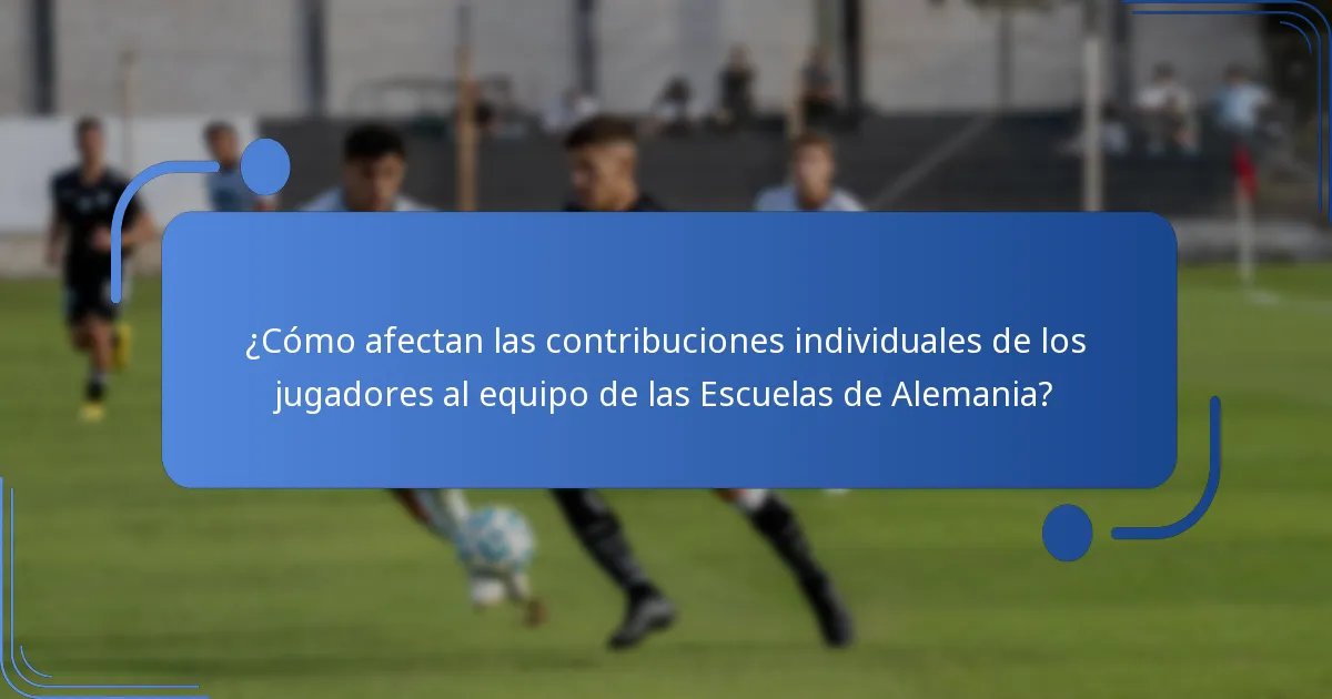 ¿Cuáles son los resultados de los partidos recientes jugados por el equipo de las Escuelas de Alemania?