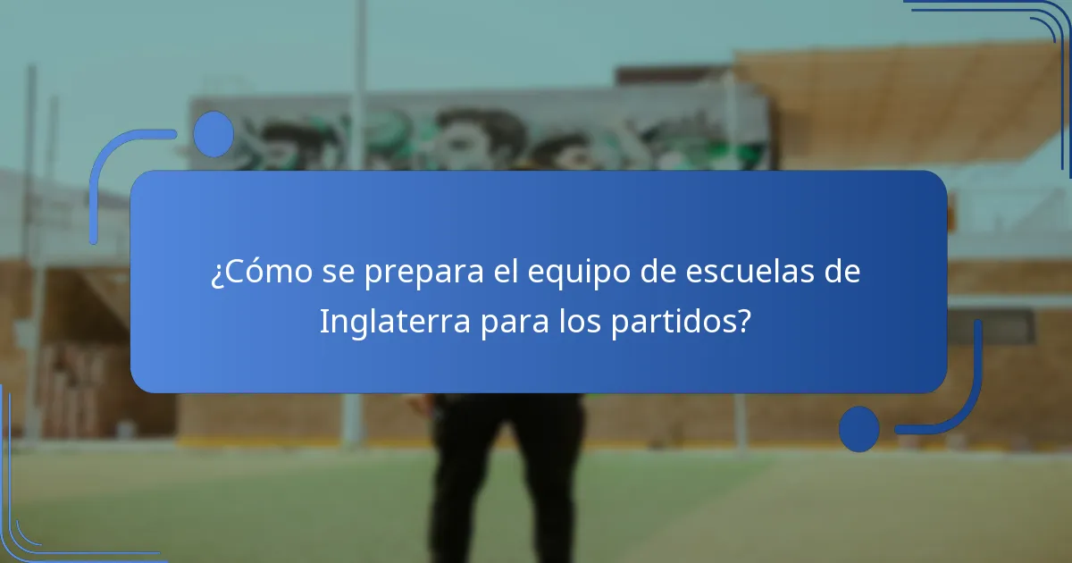 ¿Cuáles son los roles específicos de los jugadores dentro del equipo de escuelas de Inglaterra?