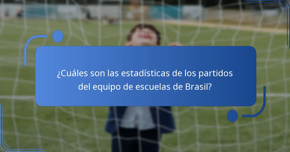 ¿Cómo ha evolucionado el equipo de escuelas de Brasil a lo largo del tiempo?