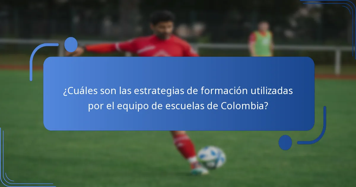 ¿Cuáles son los roles específicos de los jugadores dentro del equipo de escuelas de Colombia?