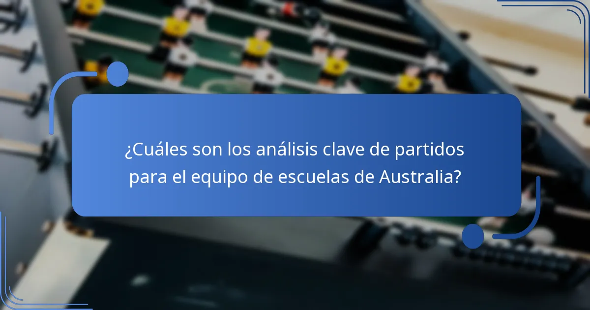 ¿Qué datos estadísticos están disponibles para el equipo de escuelas de Australia?