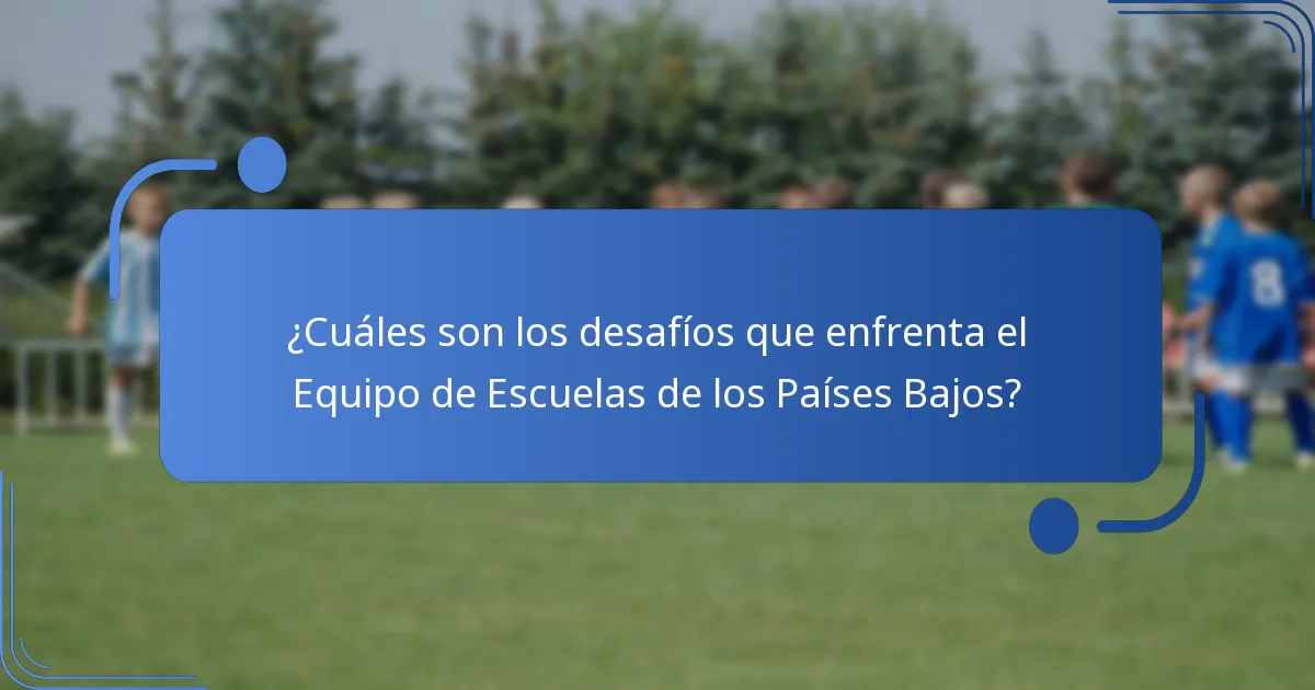 ¿Qué jugadores han impactado históricamente al Equipo de Escuelas de los Países Bajos?