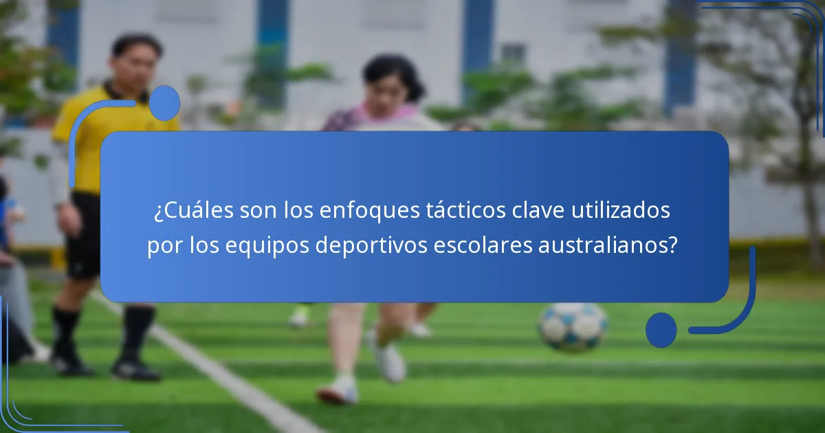 ¿Qué recursos mejoran la comprensión e implementación táctica?