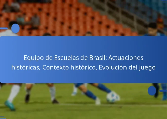 Equipo de Escuelas de Brasil: Actuaciones históricas, Contexto histórico, Evolución del juego