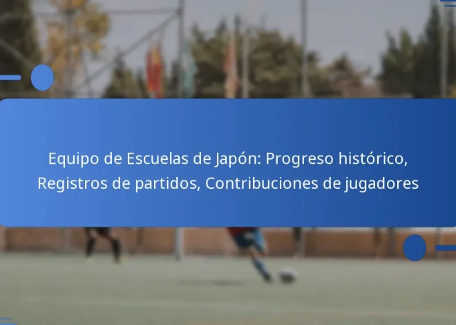 Equipo de Escuelas de Japón: Progreso histórico, Registros de partidos, Contribuciones de jugadores