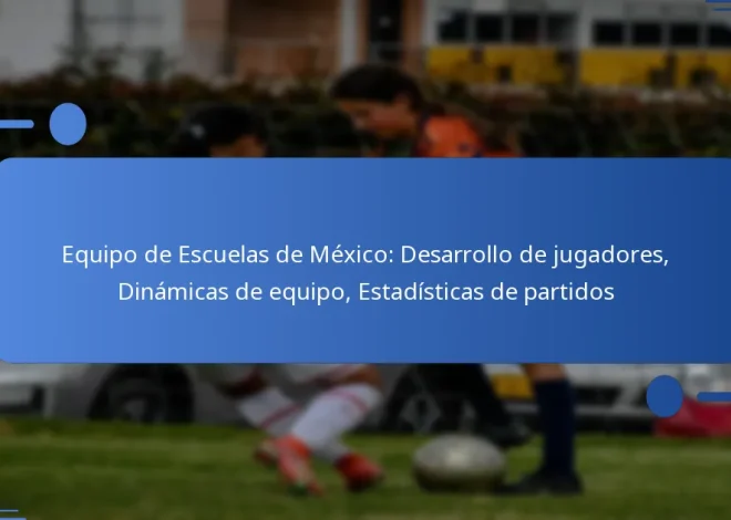 Equipo de Escuelas de México: Desarrollo de jugadores, Dinámicas de equipo, Estadísticas de partidos