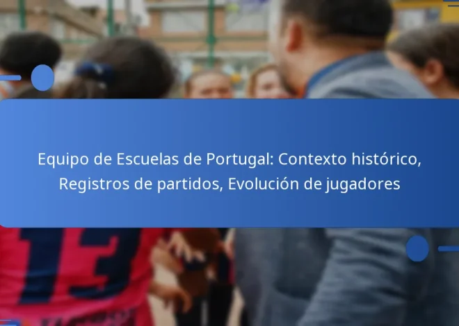 Equipo de Escuelas de Portugal: Contexto histórico, Registros de partidos, Evolución de jugadores