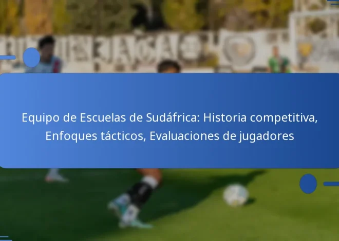Equipo de Escuelas de Sudáfrica: Historia competitiva, Enfoques tácticos, Evaluaciones de jugadores